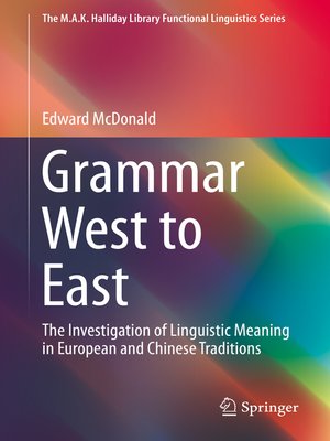 cover image of Grammar West to East